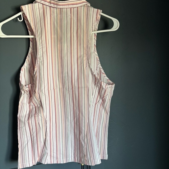 NWT Urban Outfitters party girl cotton-blend button down sleeveless shirt size S - Picture 6 of 6